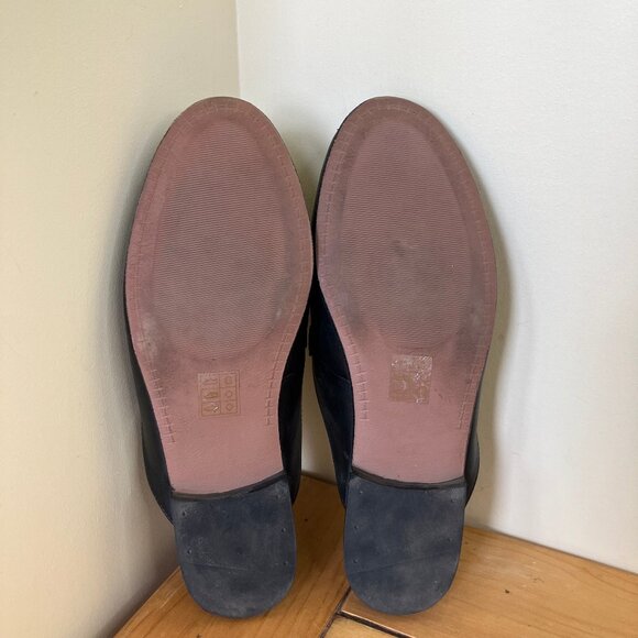 Steve Madden Galilea Black Slip On Mule Loafers Gold Horsebit Women's Shoes US 8 - Picture 7 of 8